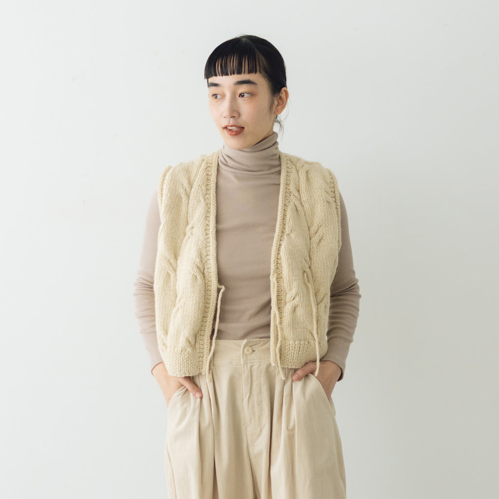 「くらすことの日常生活着」コットンタートルカットソー