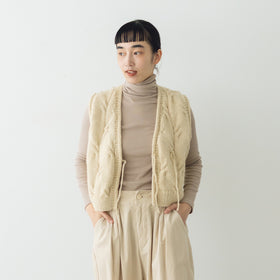 「くらすことの日常生活着」コットンタートルカットソー