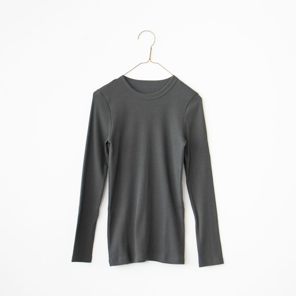 「くらすことの日常生活着」コットンクルーネックカットソー