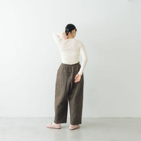 「くらすことの日常生活着」コットンクルーネックカットソー