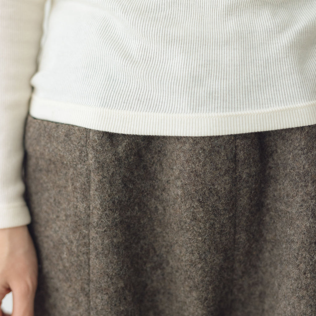 「くらすことの日常生活着」コットンクルーネックカットソー