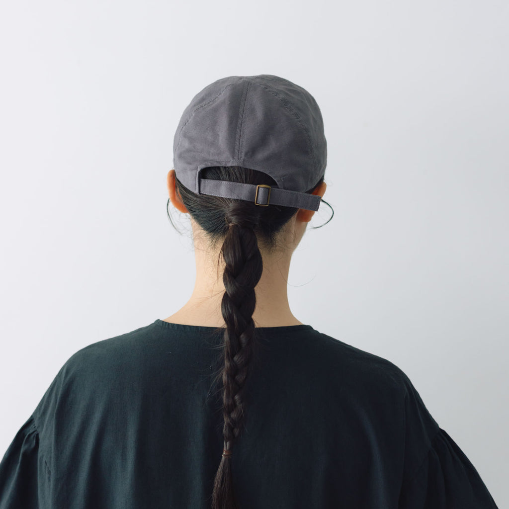 くらすこと コットンリネンのシンプルキャップ