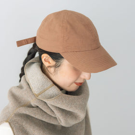 くらすこと コットンリネンのシンプルキャップ
