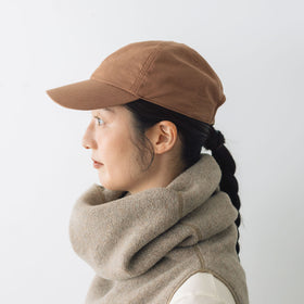 くらすこと コットンリネンのシンプルキャップ