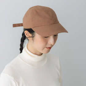 くらすこと コットンリネンのシンプルキャップ