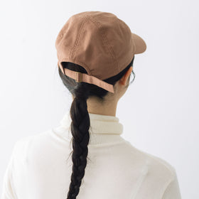 くらすこと コットンリネンのシンプルキャップ