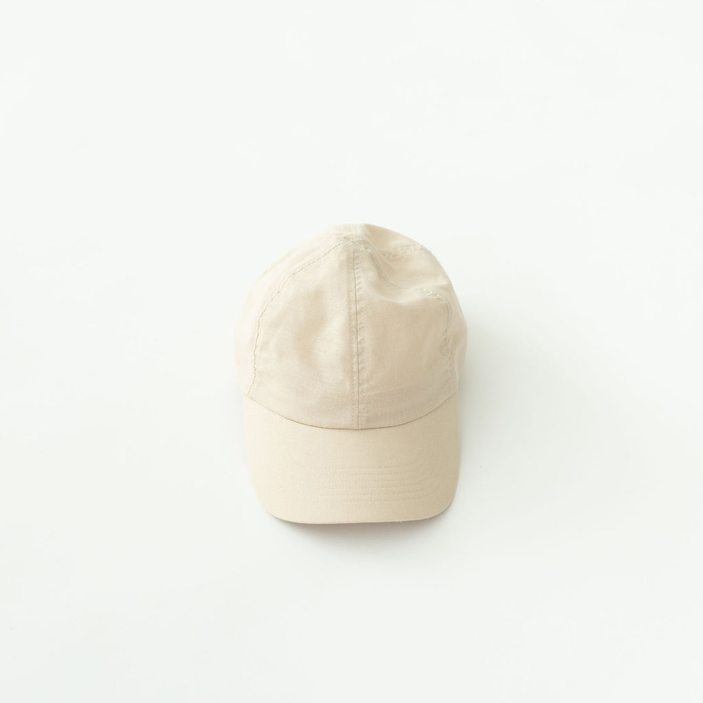 くらすこと コットンリネンのシンプルキャップ