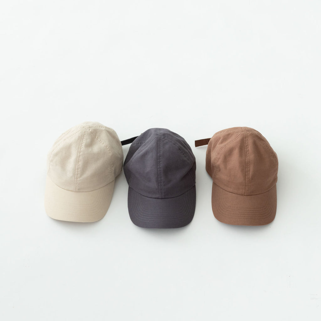 くらすこと コットンリネンのシンプルキャップ