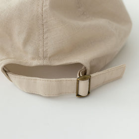 くらすこと コットンリネンのシンプルキャップ