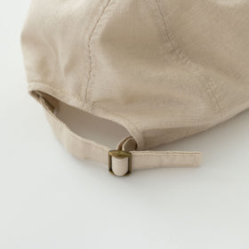 くらすこと コットンリネンのシンプルキャップ