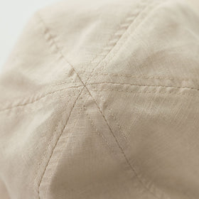 くらすこと コットンリネンのシンプルキャップ