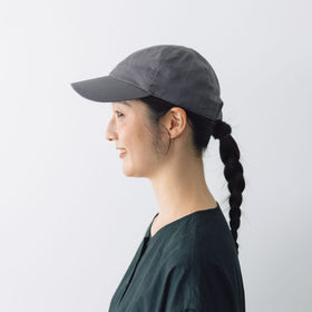 くらすこと コットンリネンのシンプルキャップ