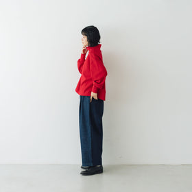 くらすこと +to 大人の定番、ハイネックプルオーバー