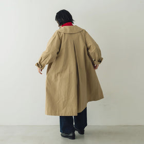 くらすこと +to クラシカルなコットンナイロンコート