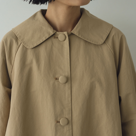 くらすこと +to クラシカルなコットンナイロンコート