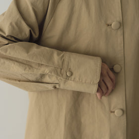 くらすこと +to クラシカルなコットンナイロンコート