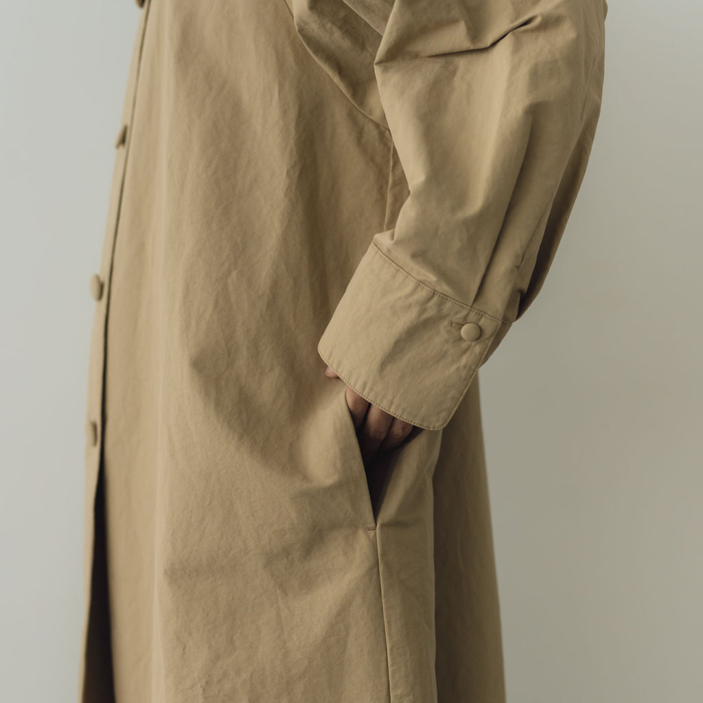 くらすこと +to クラシカルなコットンナイロンコート