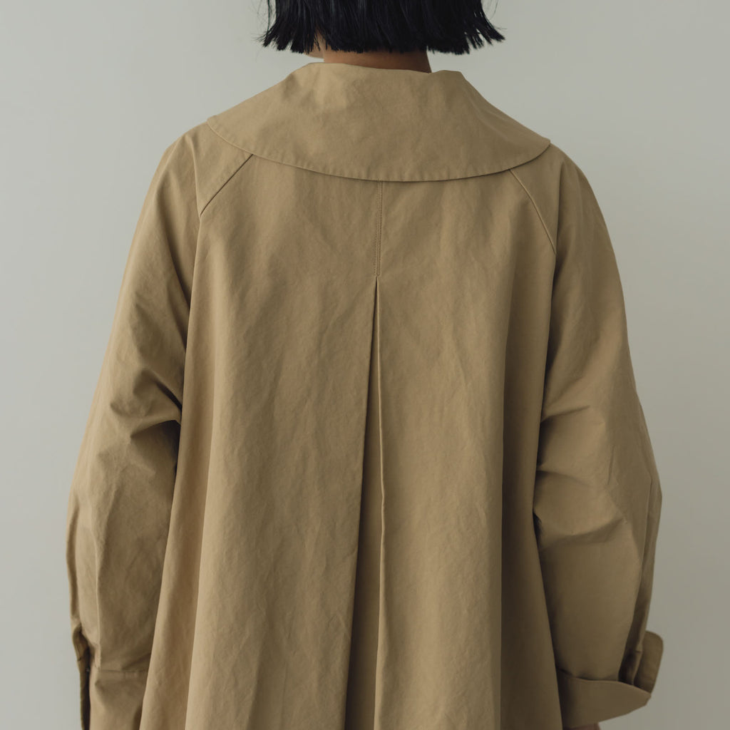くらすこと +to クラシカルなコットンナイロンコート