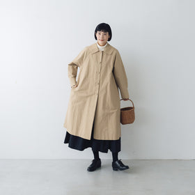 くらすこと +to クラシカルなコットンナイロンコート