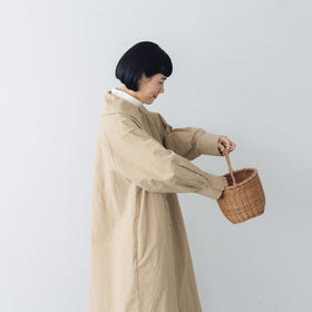 くらすこと +to クラシカルなコットンナイロンコート