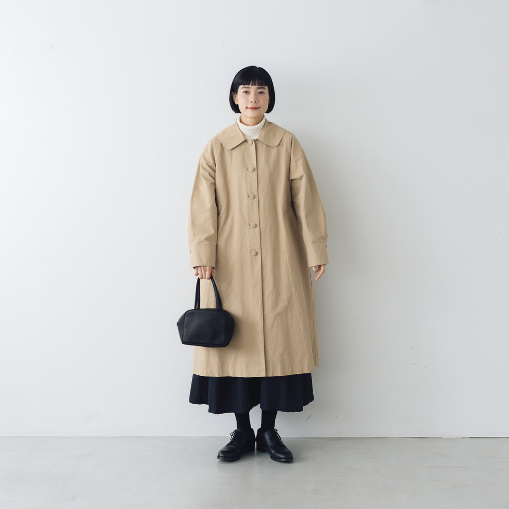 くらすこと +to クラシカルなコットンナイロンコート