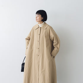 くらすこと +to クラシカルなコットンナイロンコート