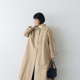 くらすこと +to クラシカルなコットンナイロンコート