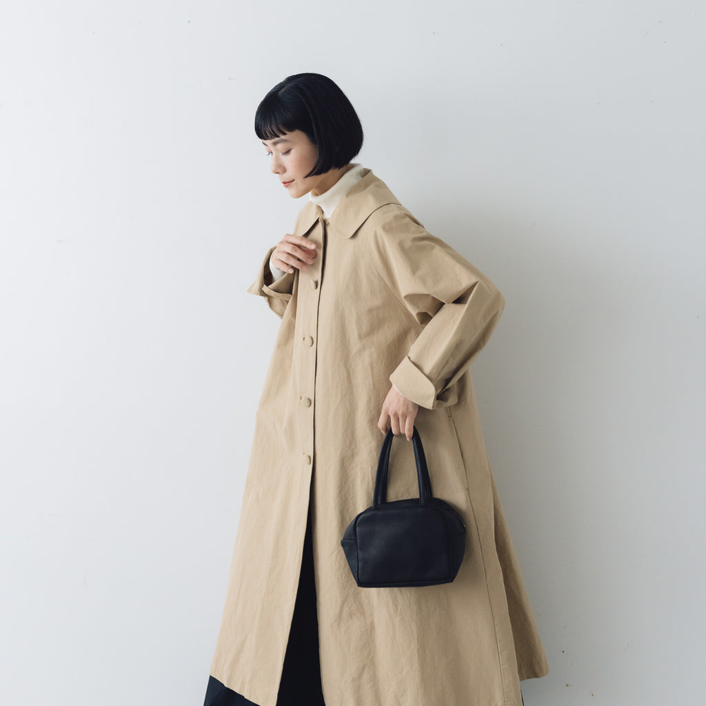 くらすこと +to クラシカルなコットンナイロンコート