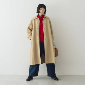 くらすこと +to 大人の定番、ハイネックプルオーバー