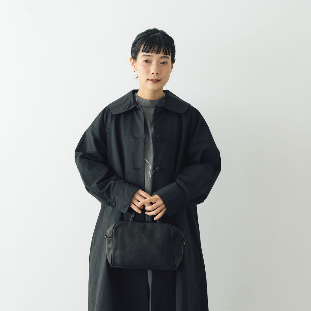 くらすこと +to クラシカルなコットンナイロンコート