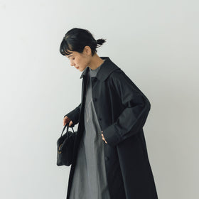 くらすこと +to クラシカルなコットンナイロンコート