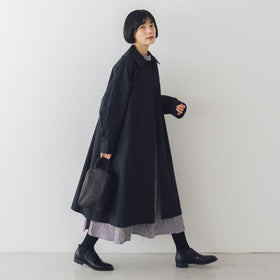 くらすこと +to クラシカルなコットンナイロンコート