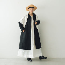 くらすこと +to クラシカルなコットンナイロンコート