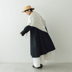 くらすこと +to クラシカルなコットンナイロンコート