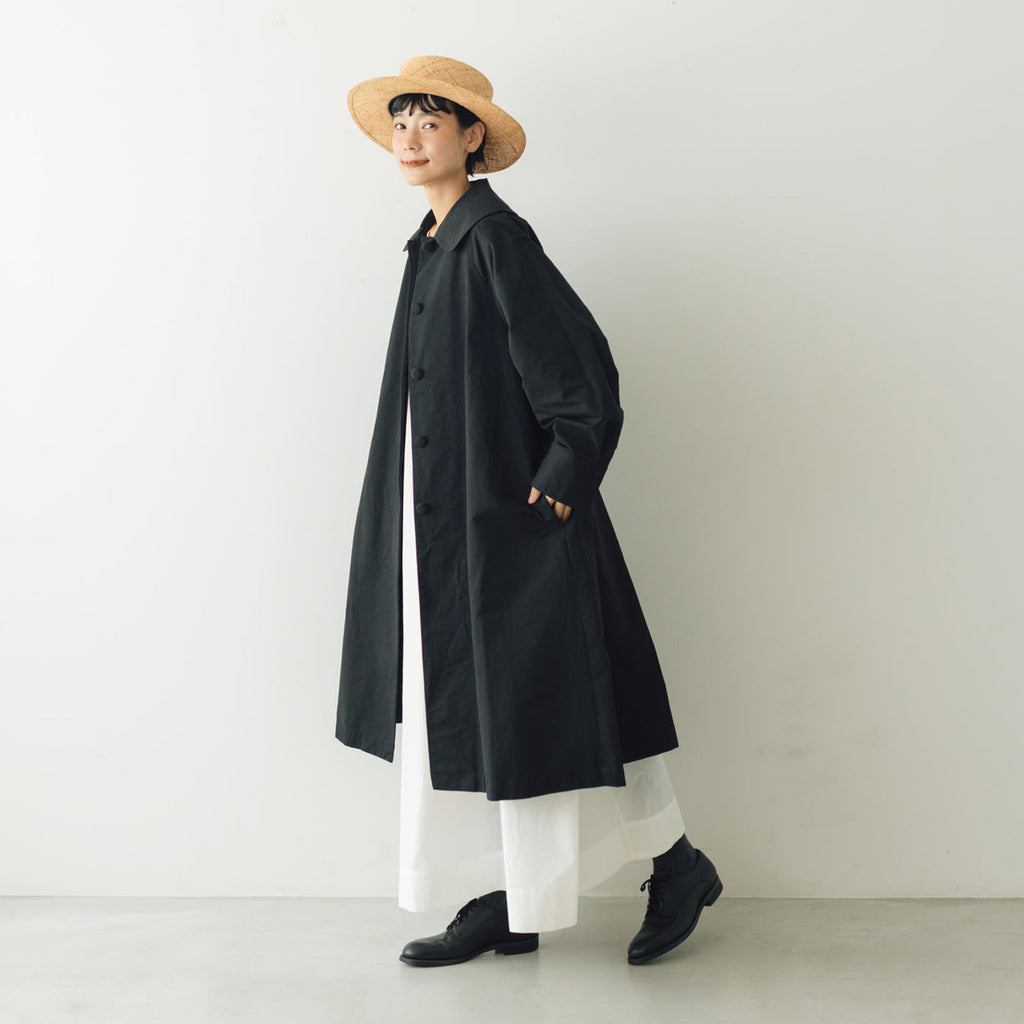 くらすこと +to クラシカルなコットンナイロンコート