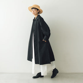 くらすこと +to クラシカルなコットンナイロンコート