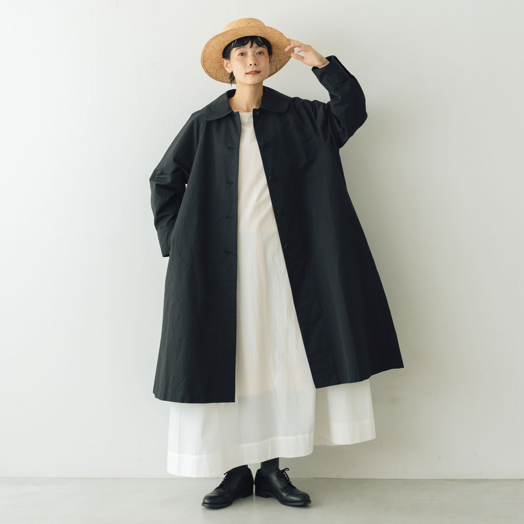 くらすこと +to クラシカルなコットンナイロンコート