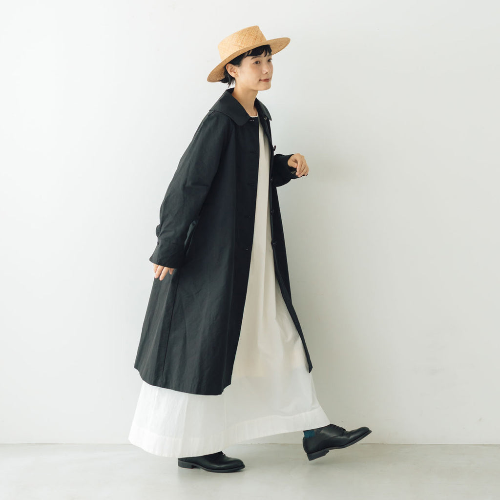 くらすこと +to クラシカルなコットンナイロンコート