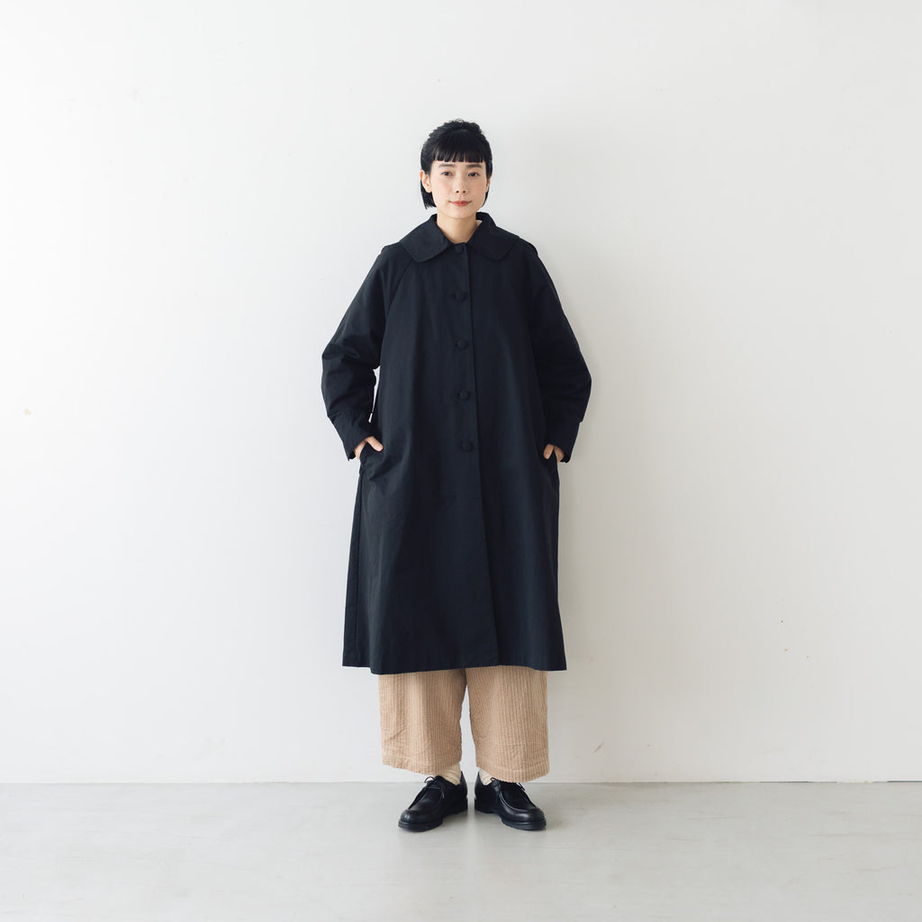 くらすこと +to クラシカルなコットンナイロンコート