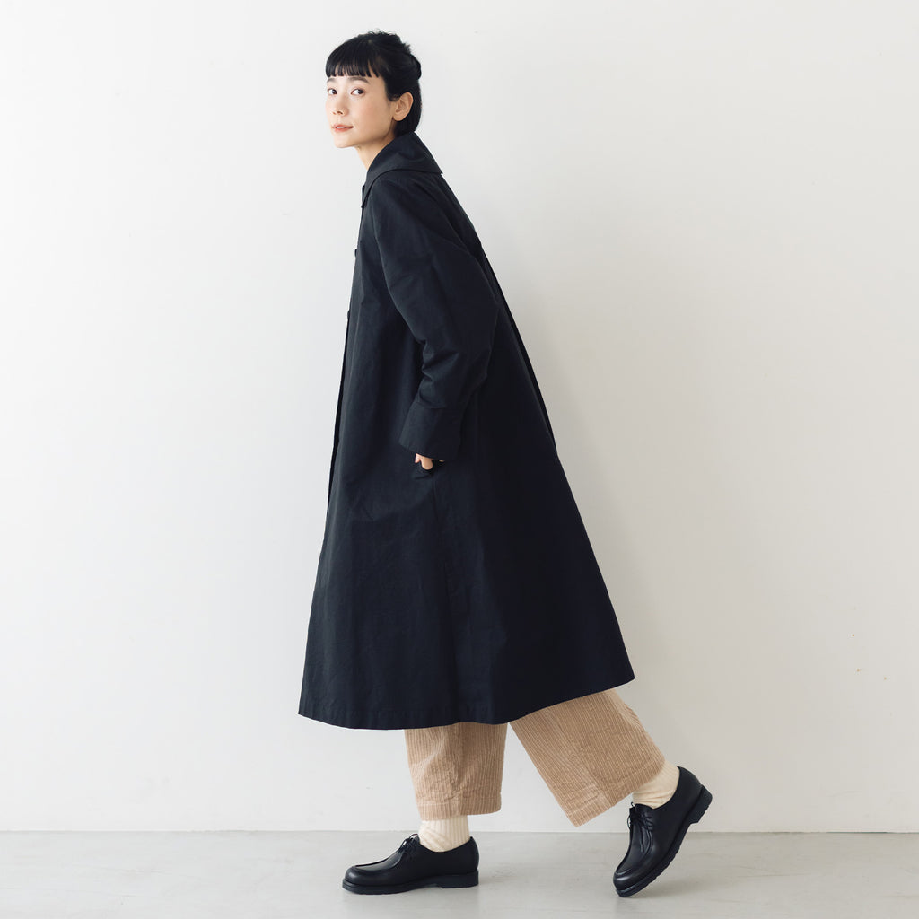 くらすこと +to クラシカルなコットンナイロンコート