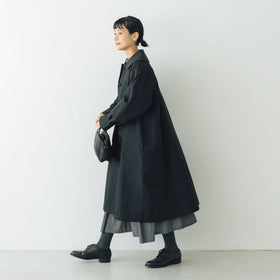 くらすこと +to クラシカルなコットンナイロンコート