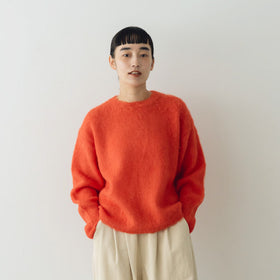 comm. arch. ハンドフレームド モヘア プルオーバー