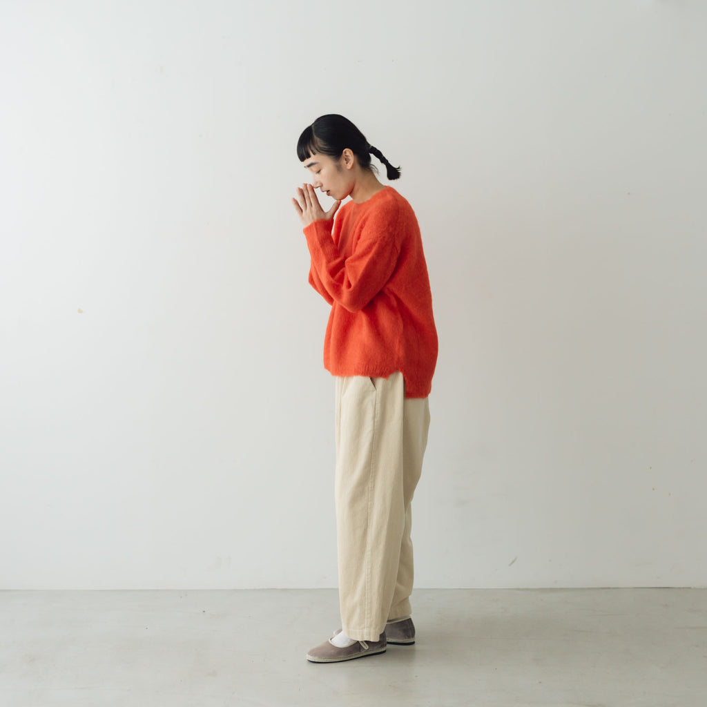 comm. arch. ハンドフレームド モヘア プルオーバー