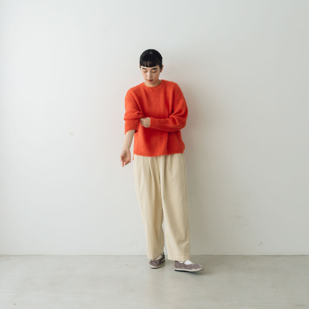 「くらすことの日常生活着」コーデュロイパンツ