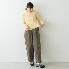 「くらすことの日常生活着」コーデュロイパンツ