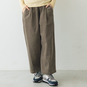 「くらすことの日常生活着」コーデュロイパンツ