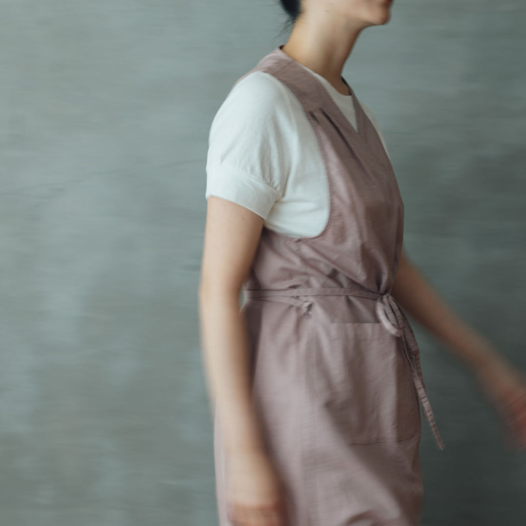 「くらすことの日常生活着」カシュクールエプロン