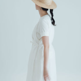 「くらすことの日常生活着」カシュクールエプロン