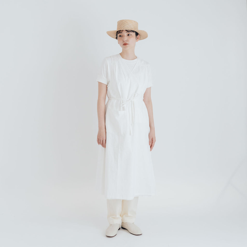 「くらすことの日常生活着」カシュクールエプロン