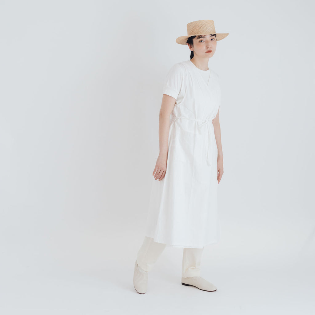 「くらすことの日常生活着」カシュクールエプロン